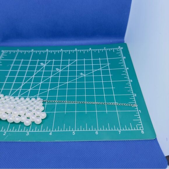 Detachable Blouse Fake Collar Faux Pearl Beaded necklace New 0228 - Picture 7 of 8